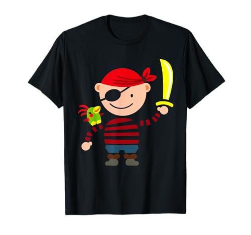 Pirat Kostüm Kinder Jungs Kapitän Ahoy PiratenKostüm Shirt T-Shirt Pirat Kostüm Kinder Jungs Kapitän Ahoy PiratenKostüm Shirt T-Shirt von Pirat Geschenk Seeräuber Junge Freibeuter Kostüm