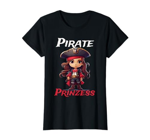 Pirat Prinzess Damen T-Shirt von Pirate Costumes and Accessories for Kids and Girls