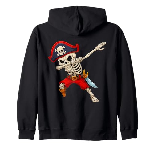 Piraten-Skelett Dabbing Lustiges Halloween-Kostüm Kinder Kapuzenjacke Piraten-Skelett Dabbing Lustiges Halloween-Kostüm Kinder Kapuzenjacke von Pirate Dabbing Skeleton Fun Humor