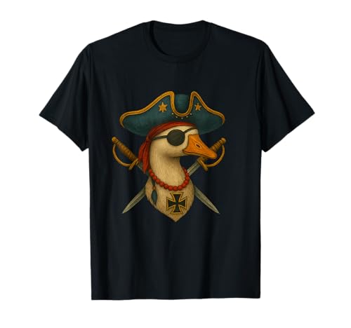 Piratengans Gruselgans Last Minute Halloween Kostüm Jungen T-Shirt von Pirate Goose Halloween Trick or Treat Tees