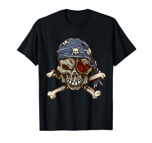 Pirate Jolly Roger Flag Men Women Kids Skull and Crossbones T-Shirt von Pirate Jolly Roger Flag Clothing Co.