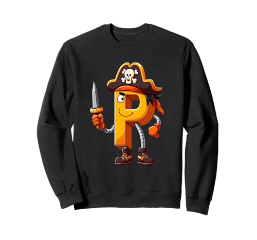 Pirat P Alphabet Design Spaß für Kinder Sweatshirt Pirat P Alphabet Design Spaß für Kinder Sweatshirt von Pirate "P" Alphabet