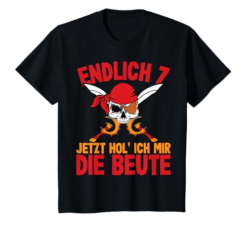 Endlich Sieben Jahre | 7. Geburtstag Pirat | Jungen Piraten T-Shirt Endlich Sieben Jahre | 7. Geburtstag Pirat | Jungen Piraten T-Shirt von Piraten Geschenke Kindergeburtstag by 83-Tees