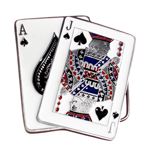 ACE JACK Ass Bube Poker Cards Buckle Gürtelschnalle NEU von Piratenladen