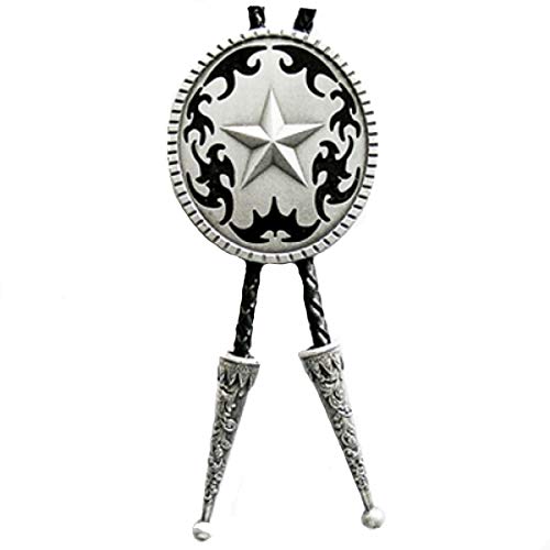 Piratenladen Bolo Tie Lone Star mit Tribal im Western Stil - Bolotie von Piratenladen