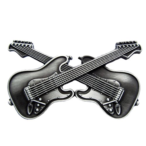 Piratenladen Buckle E-Gitarren, Guitar im Used Look - Gürtelschnalle von Piratenladen