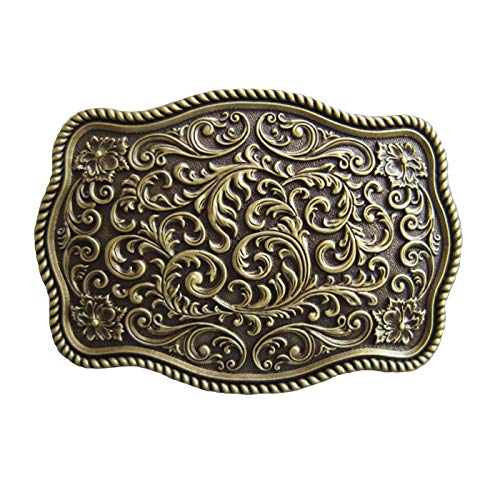 Piratenladen Buckle Western Country, Vintage, Cowboy, Messing, Gürtelschnalle von Piratenladen