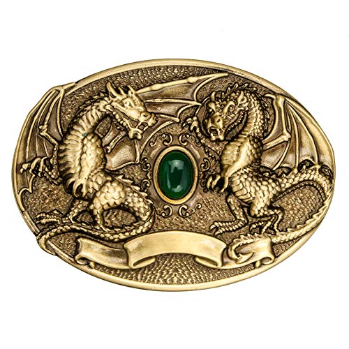 Piratenladen Messing Buckle, Drache, Drachen, Fantasy, GoT, Vintage, Gürtelschnalle von Piratenladen