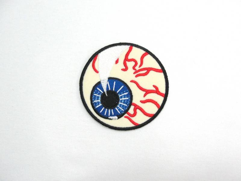 Augapfel Aufnäher Gestickte Applikation | 7.3 cm Durchmesser von Piratespatches