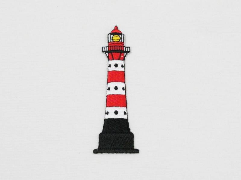 Bügelbild Leuchtturm Aufnäher | 3.3 X 10 cm von Piratespatches