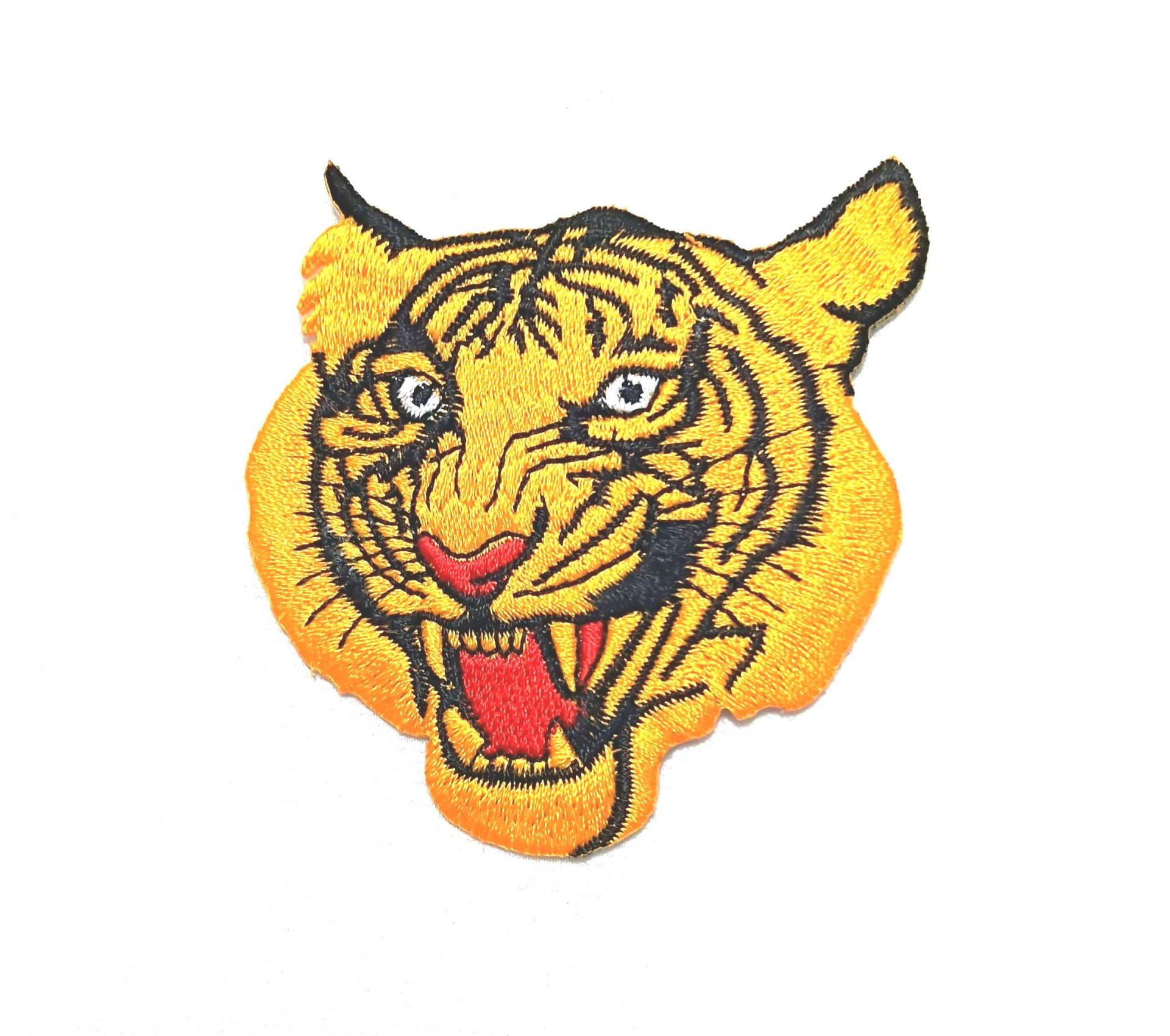 Gestickter Tiger Aufnäher Aufbügler | 7.5 X 8 cm von Piratespatches