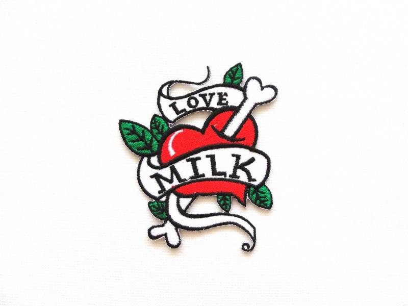 Liebesmilch Tattoo Aufnäher von Piratespatches