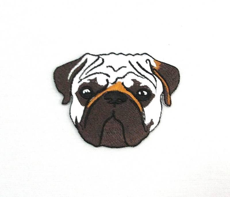 Mops Aufnäher von Piratespatches