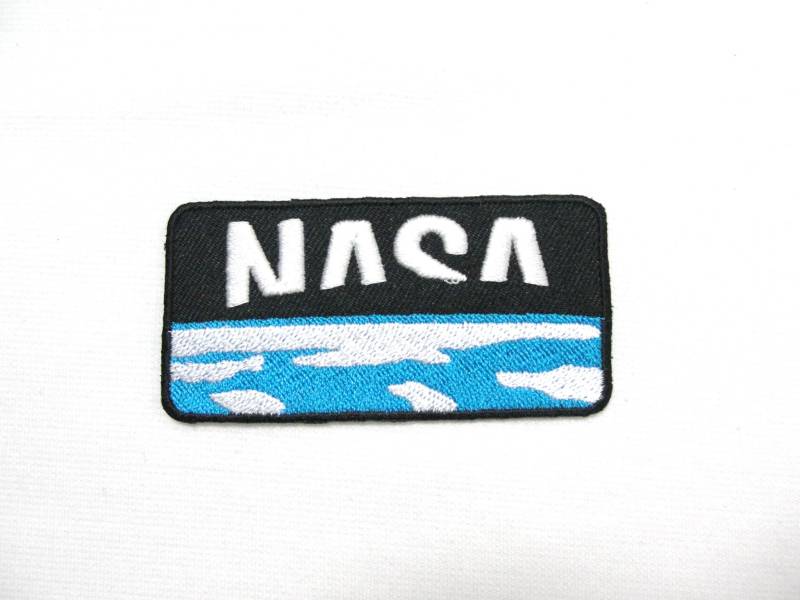 Nasa Bügelbild Gesticktes Space Logo | 8 X 4 cm von Piratespatches