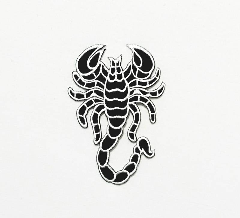 Skorpione Aufnäher Gestickte Applikation | 9.5x6.5 cm von Piratespatches