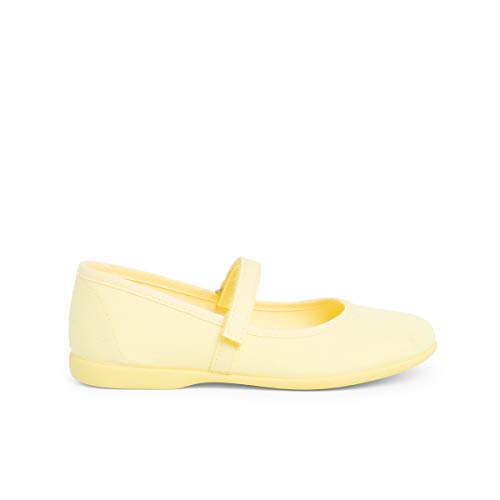 Pisamonas Merceditas niña Tela Cinta adhesiva fino Talla 32 en Color Amarillo limón von Pisamonas