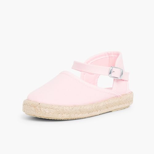 Pisamonas Espadrilles Für Mädchen Mit Schnalle Größe 26 Farbe Rosa von Pisamonas