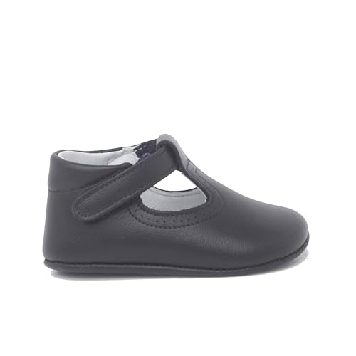 Pisamonas Babyschuh Aus Leder Mit Klettverschluss Größe 17 Farbe Marineblau von Pisamonas
