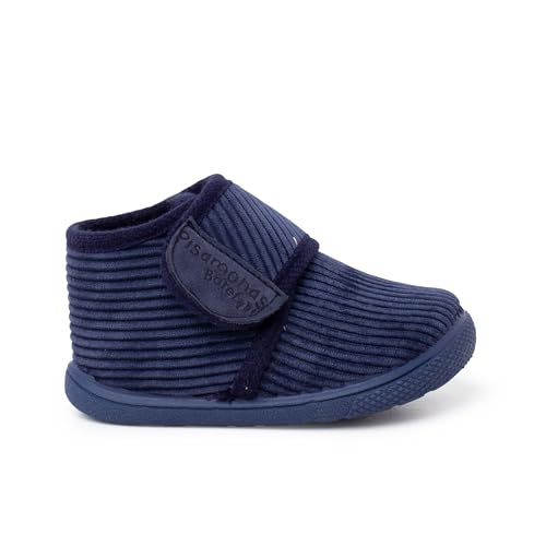 Pisamonas Barfuß-Boots Aus Cordstoff Mit Klettverschluss Größe 27 Farbe Marineblau von Pisamonas