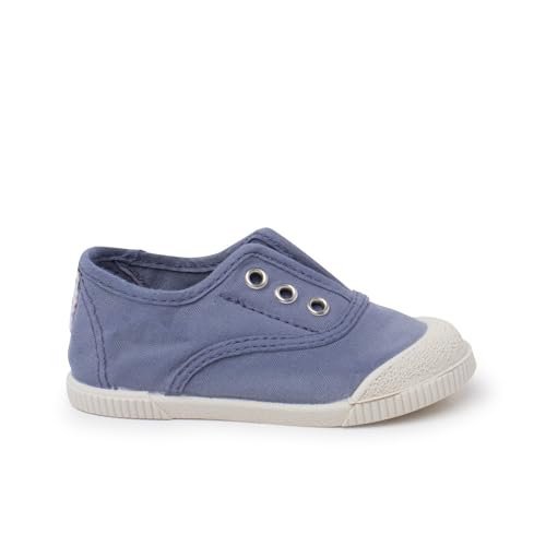 Pisamonas Barfuß-Sneaker Segeltuch Ohne Schnürsenkel Größe 22 Farbe Blau von Pisamonas