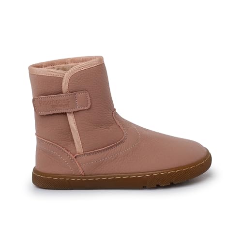 Pisamonas Barfußstiefel Leder Mit Schafsfellähnlichem Futter Größe 23 Farbe Rosa von Pisamonas