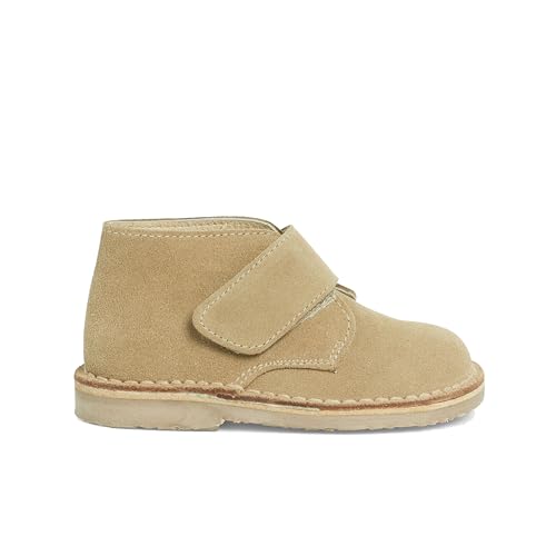 Pisamonas Desert Boots Kinder Stiefel Mit Klettverschluss Größe 19 Farbe Sand von Pisamonas