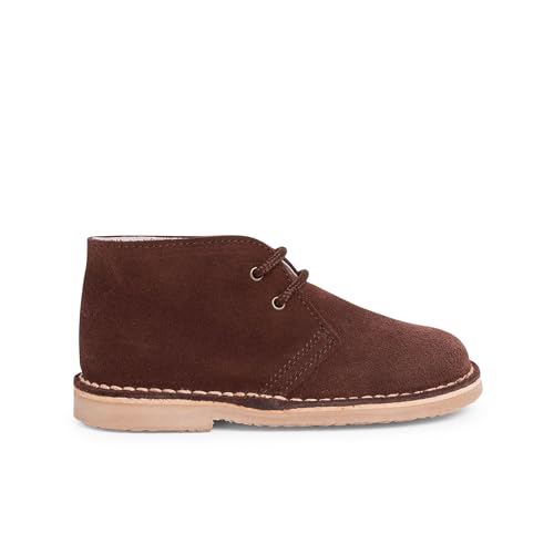 Pisamonas Desert Boots Kinder Stiefel Mit Schnürsenkeln Größe 39 Farbe Braun von Pisamonas