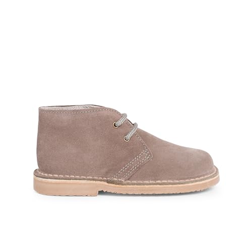 Pisamonas Desert Boots Kinder Stiefel Mit Schnürsenkeln Size 38 Color Grey von Pisamonas