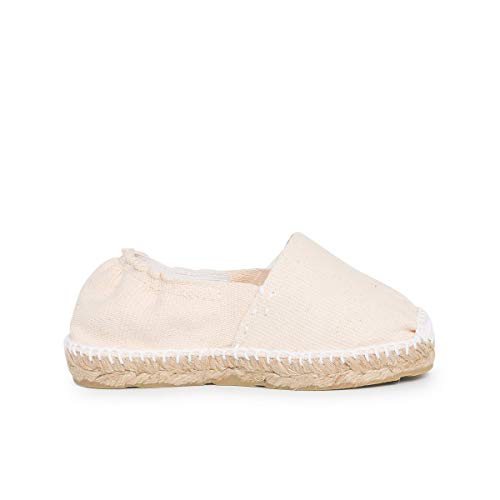 Pisamonas Espadrilles Für Kinder Mit Band Größe 22 Farbe Weiße Jeans von Pisamonas