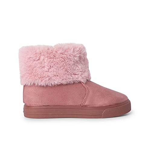 Pisamonas Gummistiefel Für Mädchen Mit Umgeschlagenem Fellkragen Und Reißverschluss Größe 28 Farbe Rosa von Pisamonas
