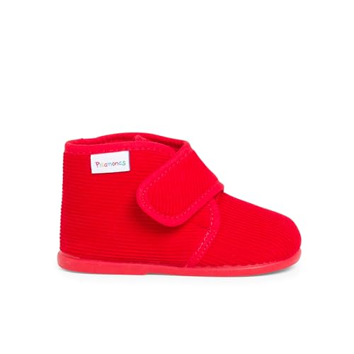 Pisamonas Hausschuhe Stiefel Aus Cordstoff Größe 25 Farbe Rot von Pisamonas