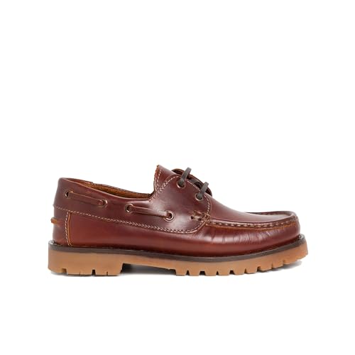 Pisamonas Jungen Bootsschuhe Mit Schnürsenkeln Größe 38 Farbe Braun von Pisamonas