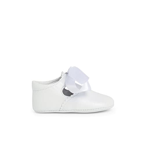 Pisamonas Klassische Babyschuhe Aus Leder Taufe Größe 20 Farbe Weiß von Pisamonas