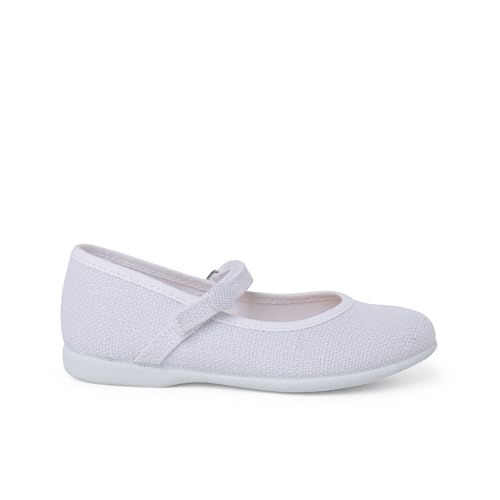 Pisamonas Merceditas lino Tira adherente botón Talla 31 en Color Blanco von Pisamonas