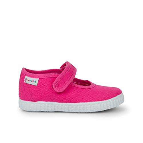 Pisamonas Merceditas niña Cinta adhesiva Suela tipo Zapatillas Talla 29 en Color Fucsia von Pisamonas