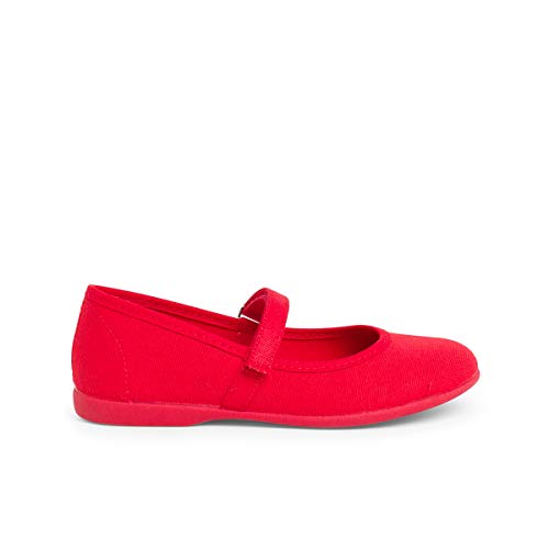 Pisamonas Merceditas niña Tela Cinta adhesiva fino Talla 28 en Color Rojo von Pisamonas