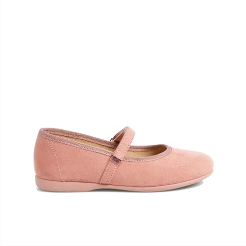 Pisamonas Mädchen Riemchenballerinas Aus Serratex Mit Klettverschlussriemen Größe 38 Farbe Rosa von Pisamonas