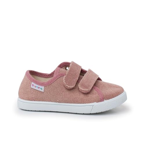 Pisamonas Rustikale Sneakers Gewaschener Canvas Größe 24 Farbe Altrosa von Pisamonas