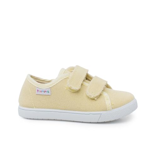 Pisamonas Rustikale Sneakers Gewaschener Canvas Größe 25 Farbe Banane von Pisamonas
