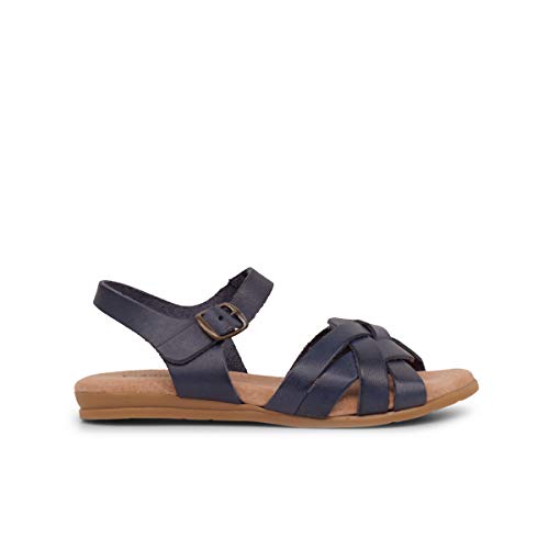 Pisamonas Sandalen Für Mädchen Und Frauen Mit Gelsohle Größe 35 Farbe Marineblau von Pisamonas