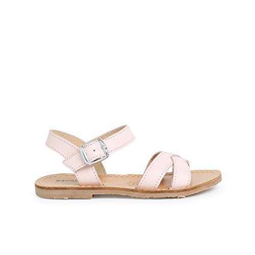 Pisamonas sandalia piel lisa cruzada talla 35 en color rosa von Pisamonas
