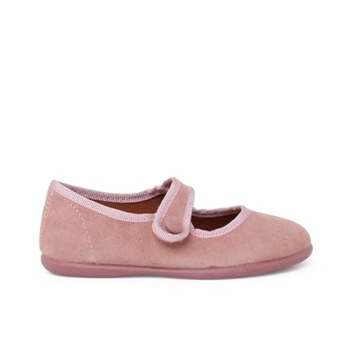 Pisamonas Schuhe Mit Riemchen Mädchen Aus Wildleder Mit Klettverschluss Größe 31 Farbe Rosa von Pisamonas