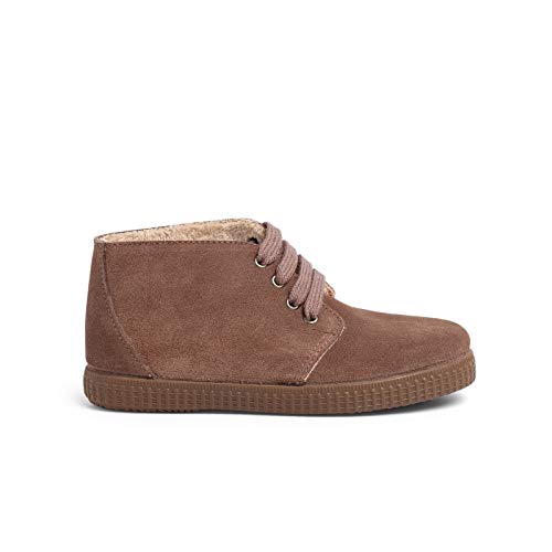 Pisamonas Stiefel Mit Innenfell Und Schnürsenkeln Größe 37 Farbe Hellbraun von Pisamonas