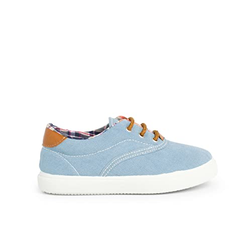 Pisamonas Turnschuhe Mit Kontrast Aus Leinen Und Schnürsenkeln Größe 32 Farbe Hellblau Pisamonas Turnschuhe Mit Kontrast Aus Leinen Und Schnürsenkeln Größe 32 Farbe Hellblau von Pisamonas