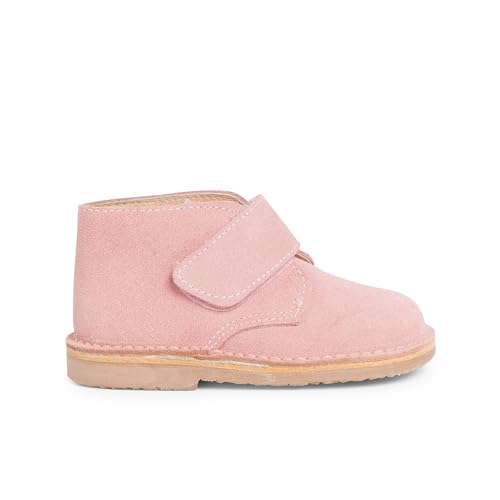 Pisamonas Desert Boots Kinder Stiefel Mit Klettverschluss Größe 28 Farbe Rosa von Pisamonas