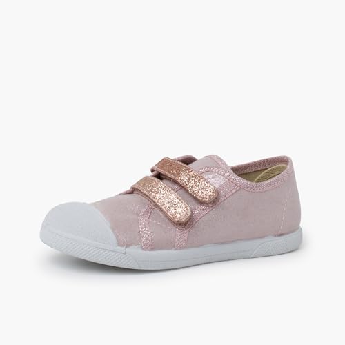 zapatillas blanditas doble tira adherente brillos Pisamonas talla 31 en color rosa von Pisamonas