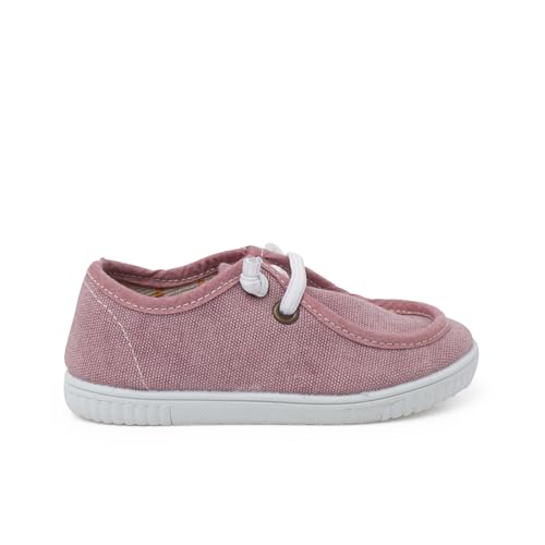 náuticos wallaby suela fina cordones elásticos PISAMONAS talla 21 en color rosa viejo von Pisamonas