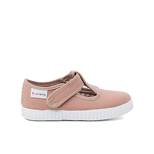 pepitos niños cinta adhesiva tipo zapatilla PISAMONAS talla 25 en color topo von Pisamonas