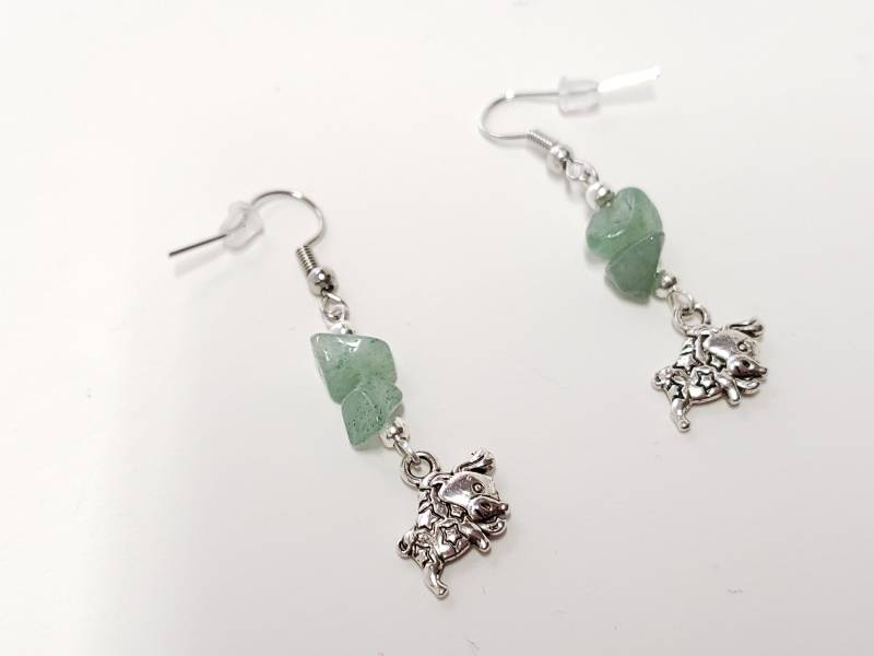 Sternzeichen Ohrringe - Stier Mai Birthstone Schmuck Astrologie von PiscesGems