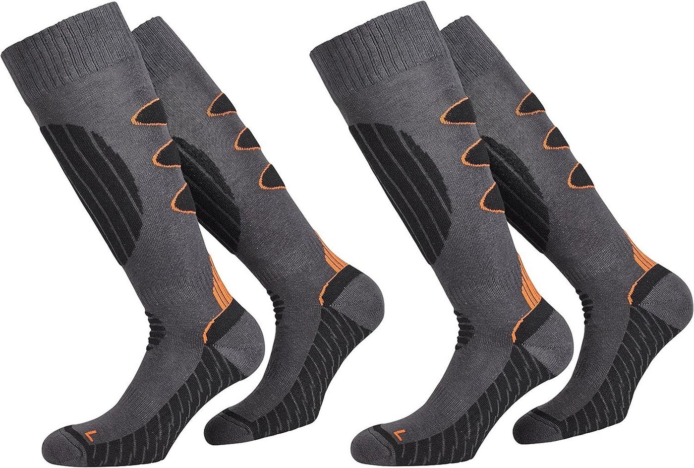 PistenSauser Skisocken 2 Paar Coolmax Skisocken Snowboard-Socken mit Spezialpolsterung PistenSauser Skisocken 2 Paar Coolmax Skisocken Snowboard-Socken mit Spezialpolsterung von PistenSauser